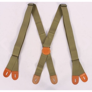 WW2 US Trouser Suspenders Tan