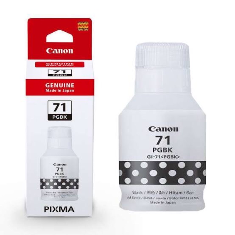 Canon GI 71 หมึกเติมแคนนอนของแท้สำหรับCanon Pixma G1020 G2020 G3020