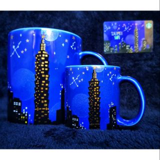 2019 Starbucks Taiwan Starry Night Taipei 101set Limited Edition.