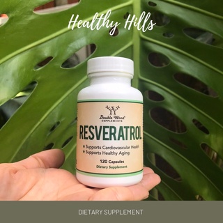 Double Wood Resveratrol 120 Capsules เรสเวอราทรอล