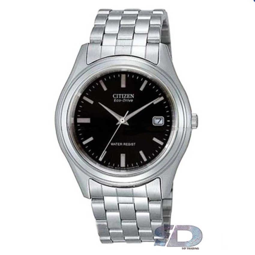 CITIZEN Eco-Drive นาฬิกาข้อมือผู้ชาย รุ่น BM0100-57E - Silver/Soft Black