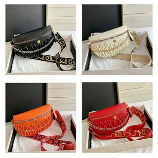 กระเป๋าคาดเอวสายโซ่สไตล์เกาหลี 7369 / Bumbag