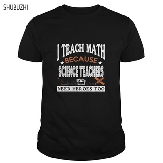 เสื้อยืด ผ้าฝ้าย พิมพ์ลาย I teach math sbz486 KMmolo87DEgbng49 แฟชั่นฤดูร้อน สําหรับผู้ชายSize S-5XL