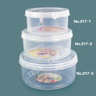 กล่องถนอมอาหาร (1 ชิ้น) No.217 มีให้เลือกขนาด รุ่น Food-plastic-container-217-3-08a-T8