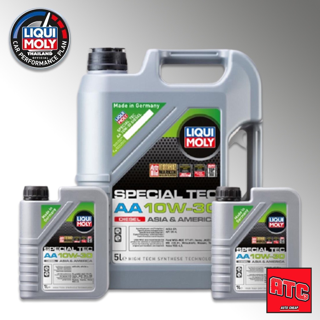 LIQUI MOLY SPECIAL TEC AA  10W-30 ( DIESEL ) น้ำมันเครื่องสังเคราะห์แท้ดีเซล ขนาด 1 L, 5L