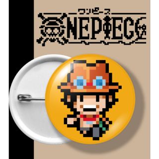 ONE PIECE BADGE เข็มกลัด วันพีช เอส ACE