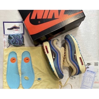 🔥ราคาโรงงาน🔥 👟🎇Sean Wotherspoon x  Air Max 97/1 grade HIEND ไซส์ 36-45 รองเท้าผ้าใบชาย แล้วก็ผู้หญิง ( 97/1 Sean )