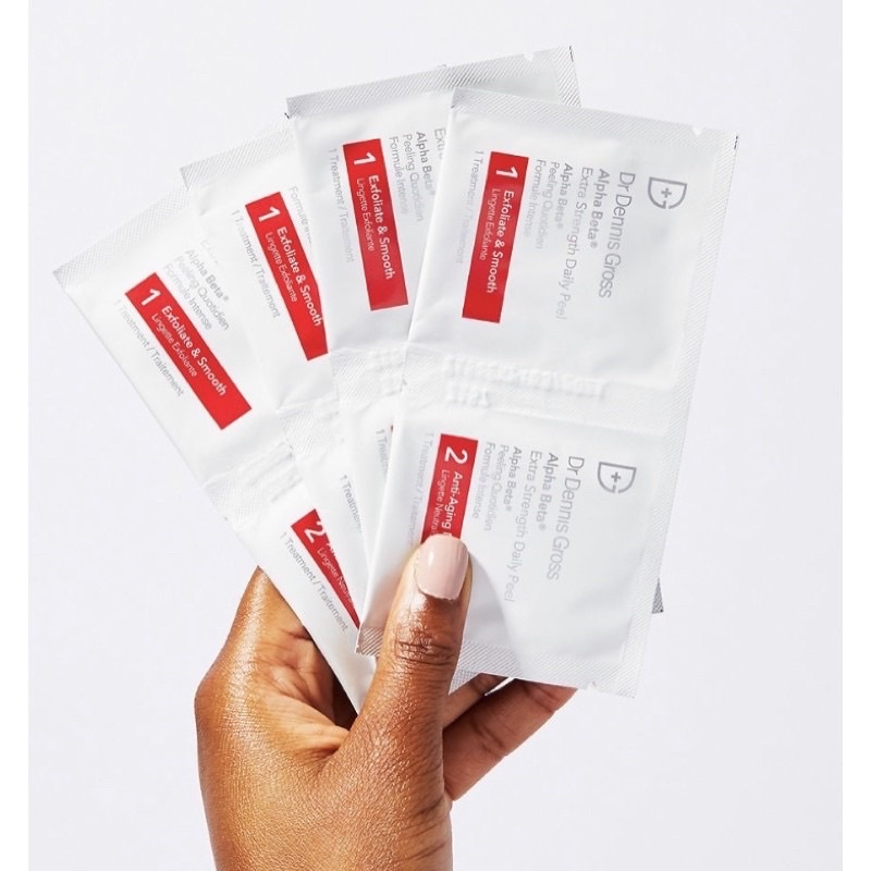 dr.dennis gloss alpha beta daily peel pads ส่งฟรี
