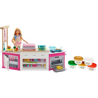 Barbie® Ultimate Kitchen ตุ๊กตา บาร์บี้ ชุดครัว ขนาดใหญ่ FRH37