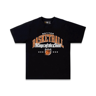 ✠ KOTC Better Basketball Shirt "No Days Off" Mens Premium Cotton Blend T-Shirt in Blackเสื้อยืด