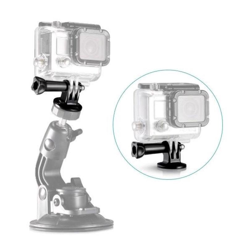 อะแดปเตอร์ขาตั้งกล้อง พร้อมสกรู 1/4 สำหรับ GoPro SJCam Xiaomi YI