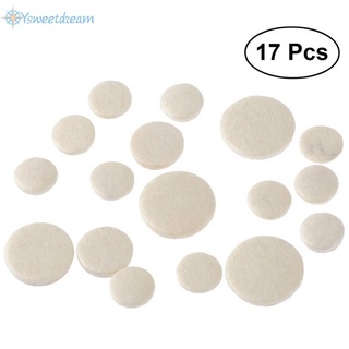 SWTDRM- ~Clarinet Pads 1 Pcs 16mm 11 Pcs 10mm 17 Pcs 17 Units 2 Pcs 12.2mm 3 Pcs 17.5mm-【Sweetdream】