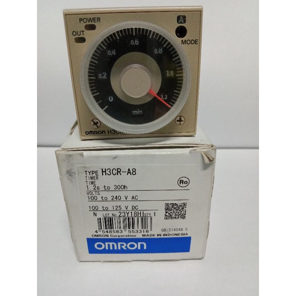 TIMER H3CR - A8 100-240 vac Omron