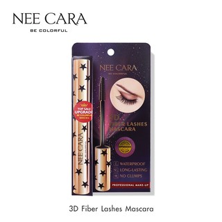 มาสคาร่า N190 NEE CARA 3D Fiber Lashes นีคาร่า มาสคาร่า ไฟเบอร์