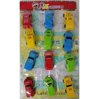 รถSUVคละแบบคละสี12​ชิ้น​/เซ็ท​