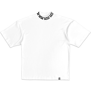 TZ MONOGRAM RIB OVERSIZED TEE [WHITE]