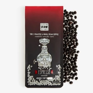 The Coffee Bean เมล็ดกาแฟคั่ว อราบิก้า 100% + เอสเพรสโซ (แพ็คคู่2รสชาติ) 250gx2 ซอง