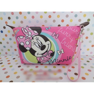 🚙พร้อมส่งจร้า!!!🚙 กระเป๋าเครื่องสำอางศ์ กระเป๋าเอนกประสงศ์ มินนี่เม้าส์ Minnie mouse