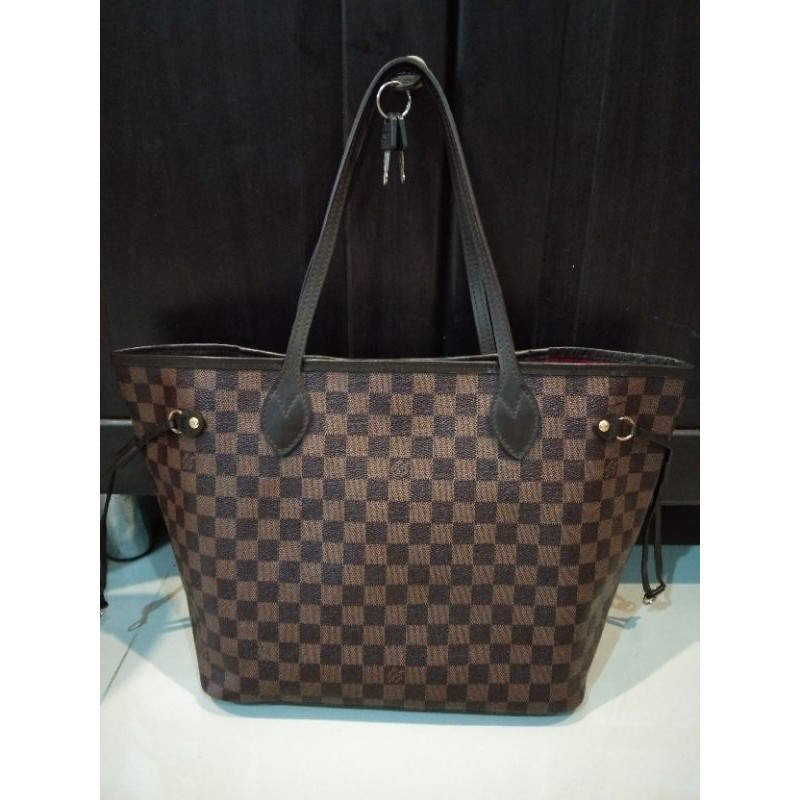 Lv neverfull mm มือสอง หนังแท้