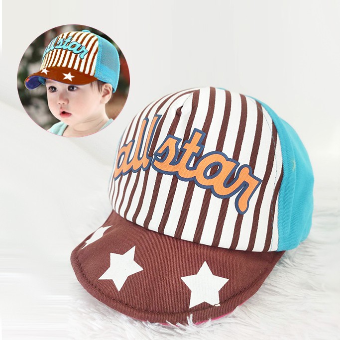 หมวกเด็ก GZMM รุ่น All Star ปรับระดับได้ สำหรับเด็ก 6เดือน - 2ขวบ หมวกแก๊ปเบสบอล แฟชั่น สไตล์เกาหลี 