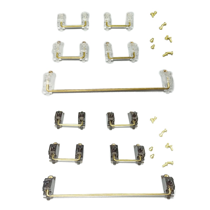 R * คีย์บอร์ด V2 Stabilizer ชุบทองชุบทอง Pcb สกรู
