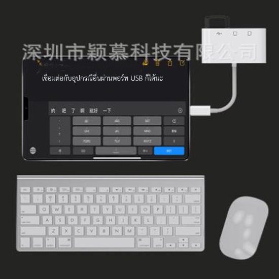 OTG Type C to SD Card Camera Reader 2 in 1  โอนรูปเข้า โทรศัพท์ หรือ คอมพิวเตอร์ ผ่านหัวเสียบ Type C สายยาว 120 มม