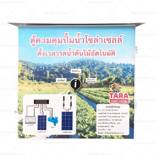 ตู้ควบคุมปั้มน้ำโซล่าเซลล์ สั่งงานรดน้ำอัตโนมัติ 1 สถานี 1CH-SOLAR-B-002