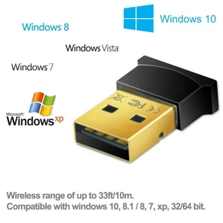 ตัวรับ / ตัวส่ง สัญญาณ Bluetooth V5.0 จาก PC / Notebook ไปหาอุปกรณ์ใดๆที่มี Bluetooth ได้ Bluetooth CSR5.0 (No Driver)