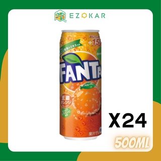 【จัดส่งฟรีโดยตรงจากฮอกไกโดประเทศญี่ปุ่น】 Fanta Orange Flavor 500 มล.