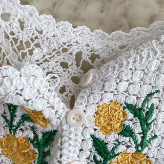 เสื้อโคเชทอลายดอกไม้สวยๆ