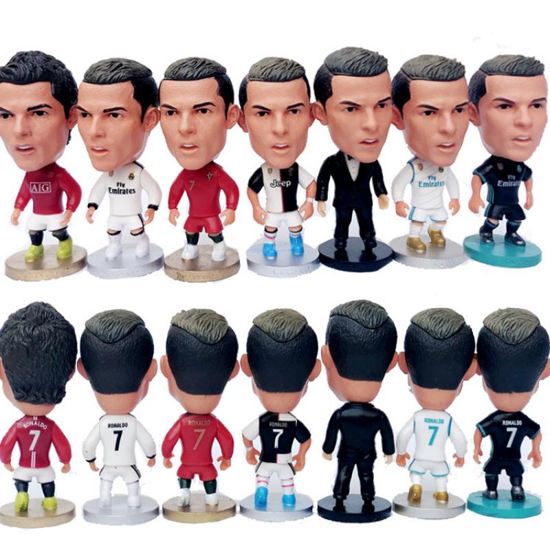 ผู้เล่นฟุตบอล Superstar Ronaldo Juventus ของเล่น Action Figure เด็กมาใหม่ CX
