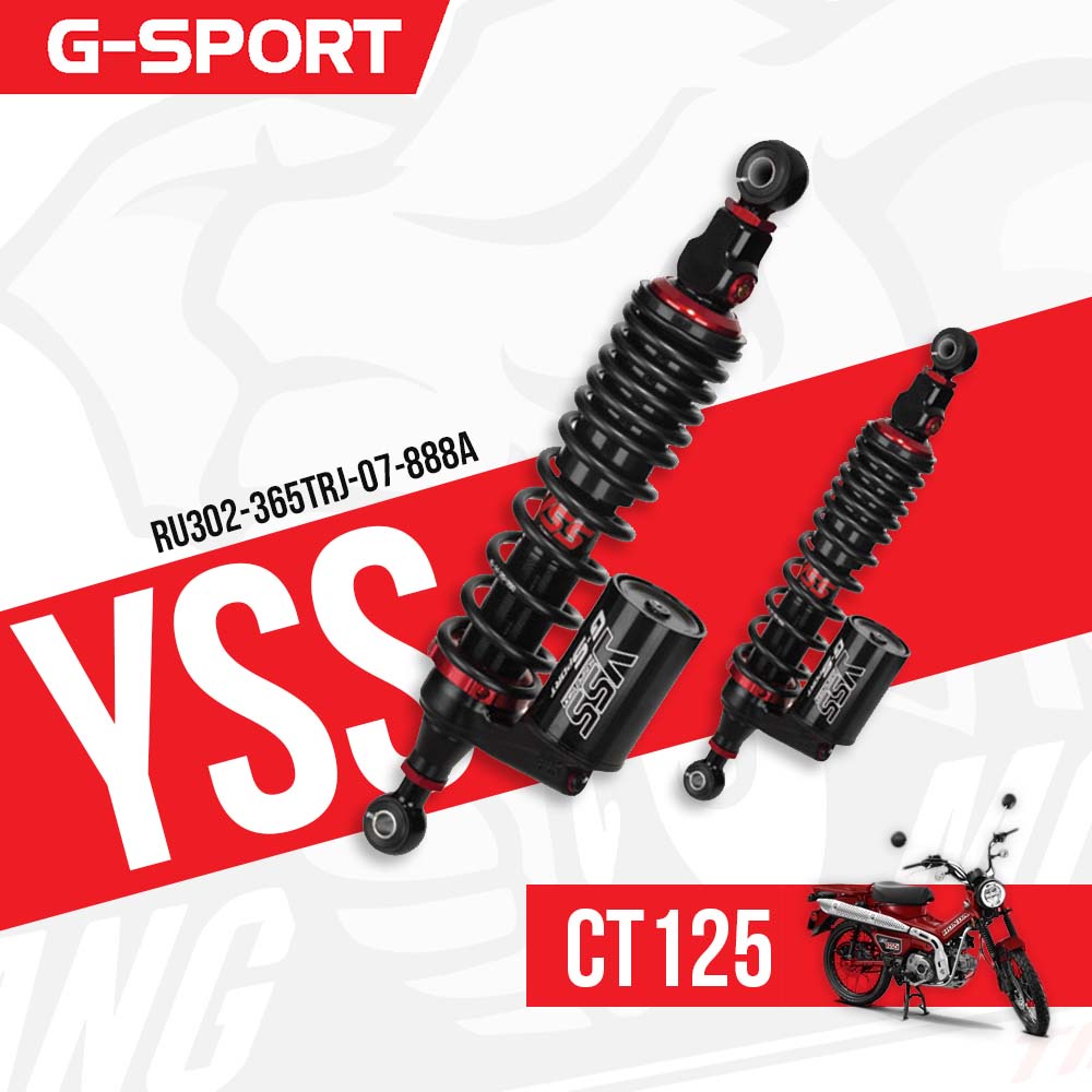 โช๊ค YSS สำหรับ CT125 รุ่น G-SPORT RU302-365TRJ-07-888A