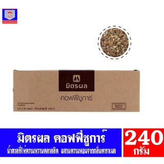 มิตรผล คอฟฟี่ชูการ์ น้ำตาลกรวดผสมคาราเมล ซองเล็ก ขนาด 8 กรัม กล่องจุ 30 ซอง