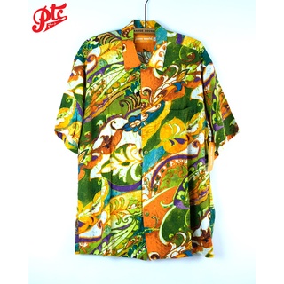 เสื้อฮาวาย JAMS WORLD / CASA MILA 100% RAYON MADE IN HAWAII,USA