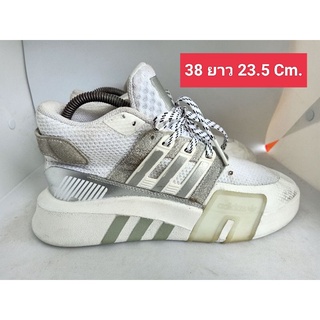 Adidas แท้ Size 38 ยาว 23.5 รองเท้ามือสอง ผ้าใบ แฟชั่น ทำงาน ลำลอง เที่ยว เกรด A+(P)