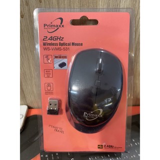 Primaxx 2.4 Wireless Optical Mouse รุ่น WS-WMS-531