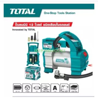 TOTAL ปั๊มลมมินิ ชนิดเสียบในรถยนต์ 12V 10A รุ่น TTAC1406