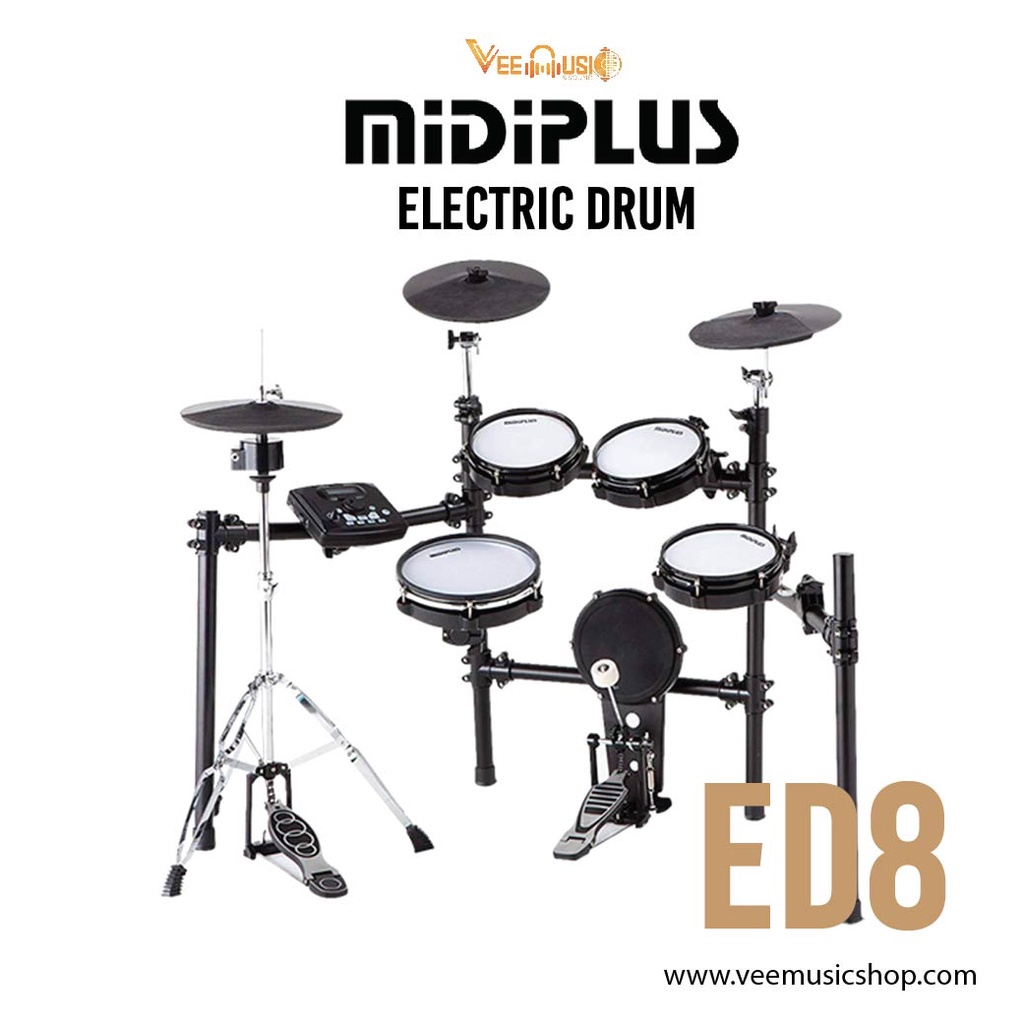กลองไฟฟ้า Midiplus ED8 MKII Electronic Drum