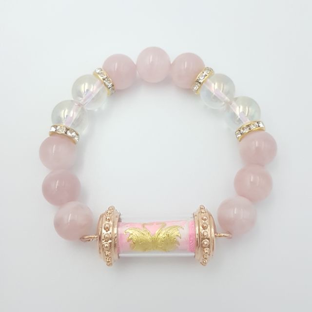 เทพจำแลงครูบากฤษณะ + Rose Quartz,Aura Quartz ผ่าการปลุกเสกแล้วทุกชิ้น ของแท้100% ส่งฟรี!!!!
