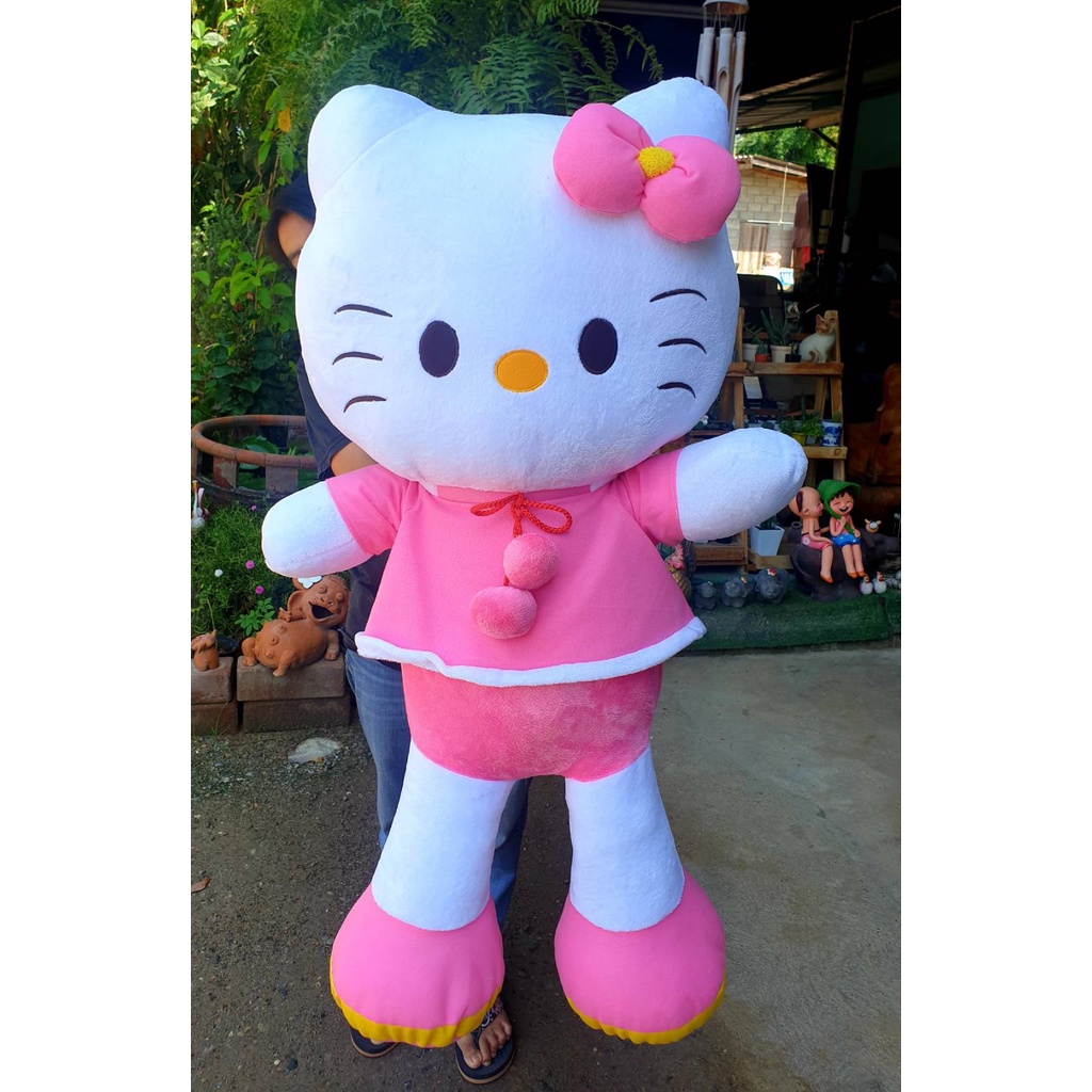 คิตดี้ตัวใหญ่ ขนาด 120 เซนติเมตร ผ้านุ่ม ลื่น ใยนุ่ม สินค้าตัวใหม่ พร้อมส่ง ส่งเร็ว