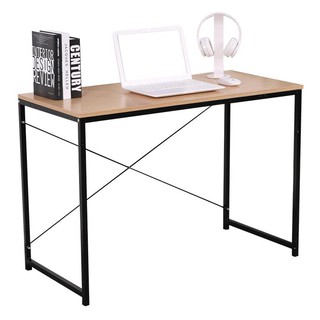 ✨ขายดี✨ โต๊ะอเนกประสงค์ รุ่น 860D สีน้ำตาลลายไม้ Desk Model 860D Brown Color Wood Pattern