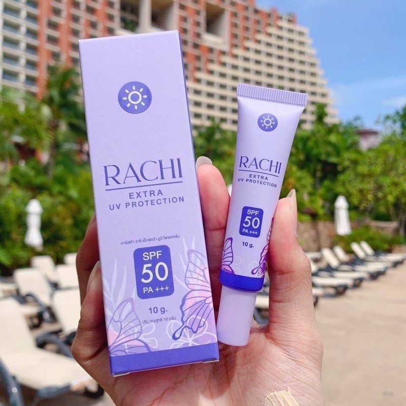 ครีมกันแดด ราชิ RACHI SPF 50PA+++ กันแดด RACHI ขนาด 10g.
