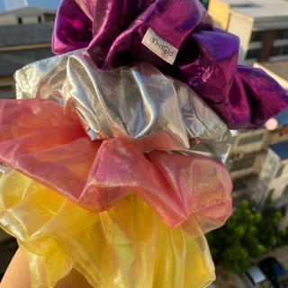 ✨ยางรัดผมโดนัทเกาหลี สั่งตัด สีกาแล็กซี่ จัมโบ้ 9นิ้ว Korea Scrunchie