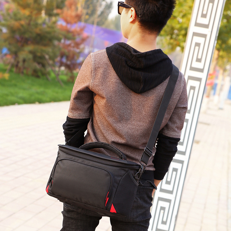 Canon Camera Bag กระเป๋ากล้อง DSLR แบบพกพาถ่ายภาพกระเป๋าสำหรับ คลาสสิกกล้องกระเป๋ากล้อง - รูปที่ 7