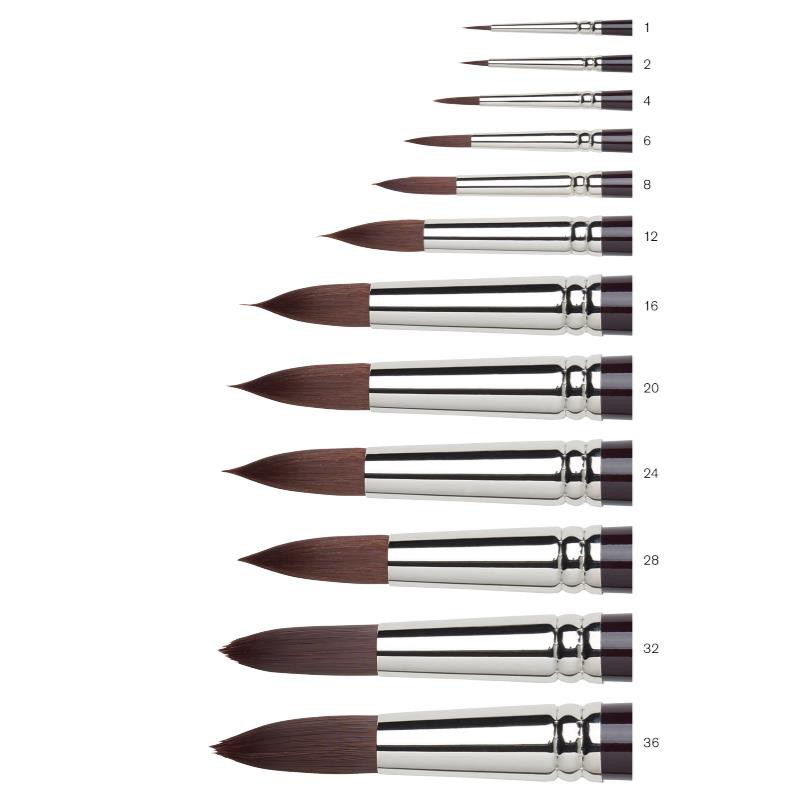 (พรีออเดอร์ 7-10 วัน)Winsor & Newton พู่กันแกเลอเรีย สำหรับสีอคริลิค Acrylic brush galeria แบบกลม เบอร์ 12/14/16  1 แท่ง