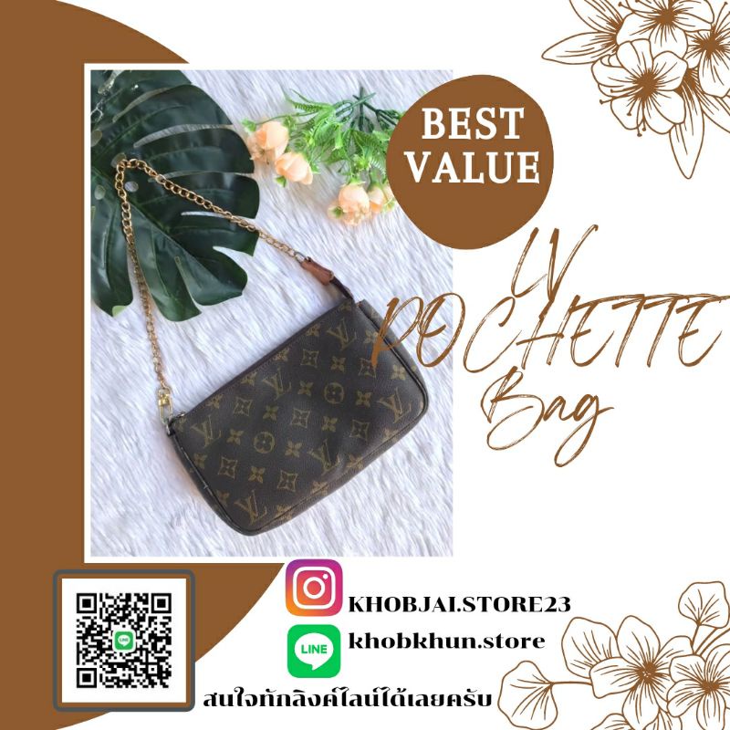 VTG LV POCHETTE MONOGRAM BAG