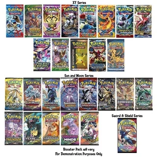 144 ชิ้นเกม Pokémon Card Sword Shield Lost Thunder Evolving Skies Trading Card Collection Pokemon Go (ฉบับภาษาอังกฤษ)