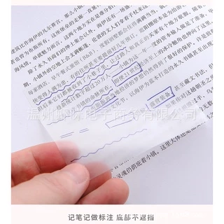 (มีสีให้เลือกเยอะมาก!!) กระดาษโน้ตใส กระดาษโน้ตใสมีกาว โน้ตแบบใส มีหลายสีและขนาด ใช้งานสะดวก llร้านคนไทย ส่งจากไทยll