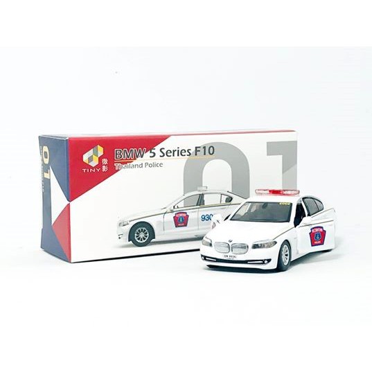 BMW 5 SERIES F10 THAILAND POLICE 1:64 (TINY)