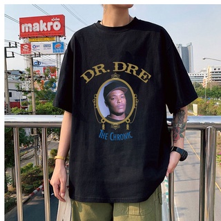 [S-5XL]เสื้อยืดแขนสั้น ผ้าฝ้าย พิมพ์ลาย Dr Dre The Chronic คุณภาพสูง สไตล์ฮาราจูกุ สําหรับผู้ชาย df31ew6W93732